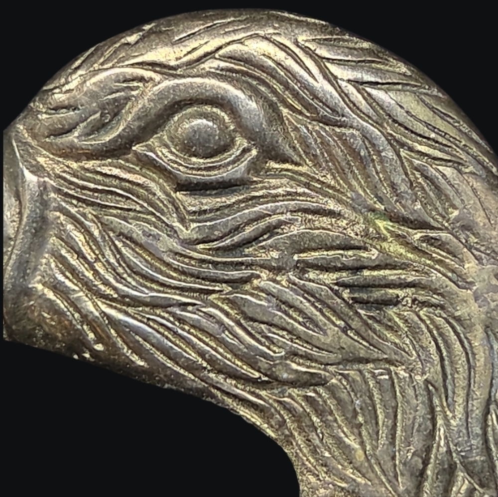 Vintage-Style Solid Brass Duck Head Wall-Mounted Key Holder - Picture 4 of 4